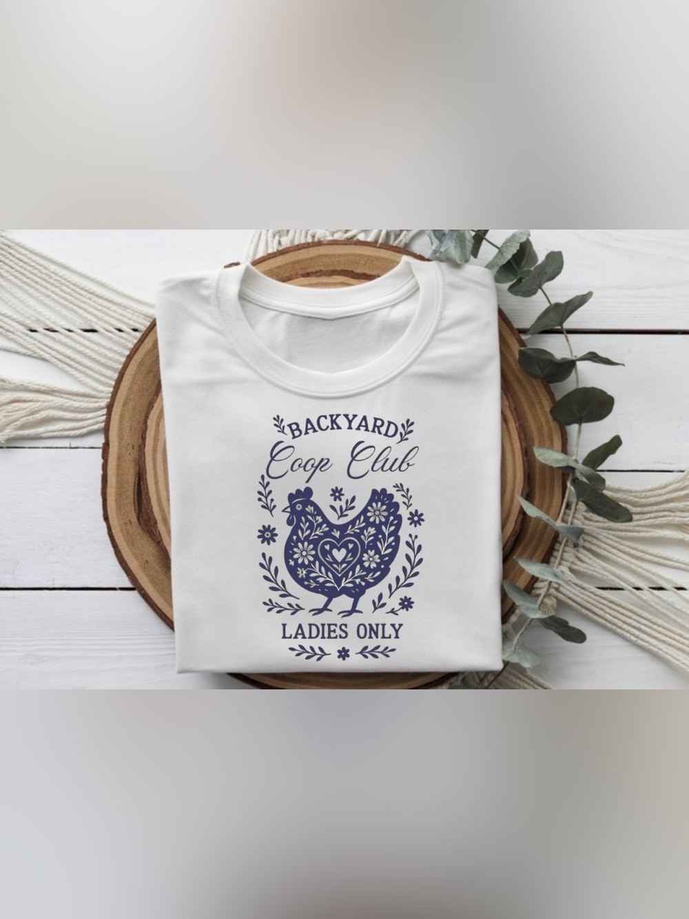 Backyard Coop Club Shirt | Chicken Mom Tee | Farm Life Shirt